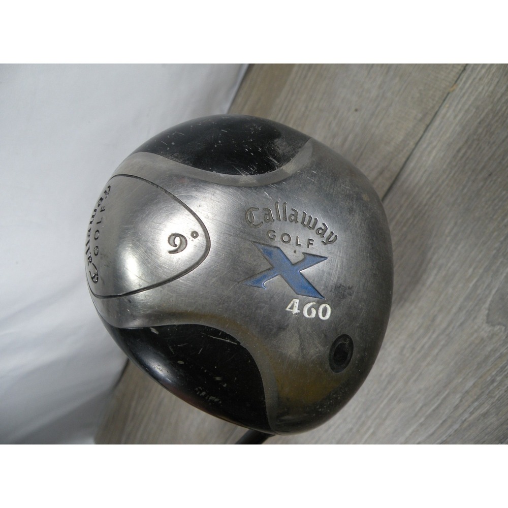 Callaway Golf X 460 Driver 9 Degree Fujikura 65g Stiff Flex Graphite Shaft 44.5"
